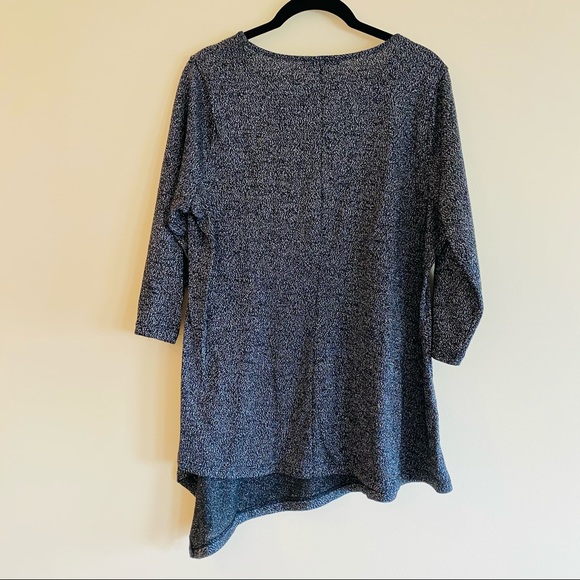 Lane Bryant Asymmetrical Metallic Top - 18/20 - Picture 3 of 6